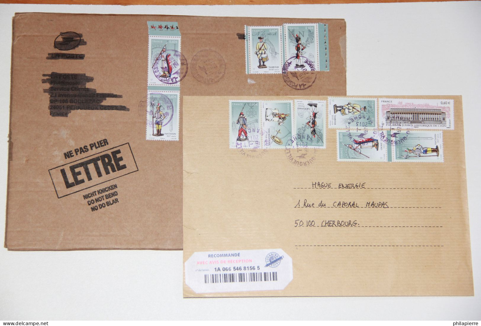 Lettres France, Timbres Oblitérés N°4665 à 4670, N° 4696, Les Soldats De Plomb,  2012, TTBE - 1961-....