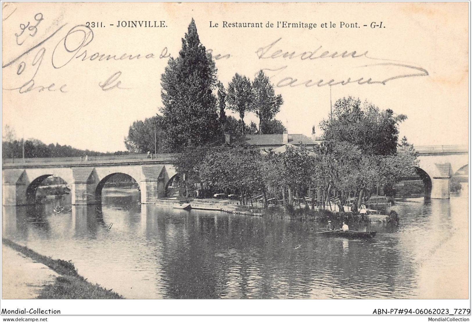 ABNP7-94-0568 - JOINVILLE - Le Restaurant De L'ermitage Et Le Pont - Joinville Le Pont