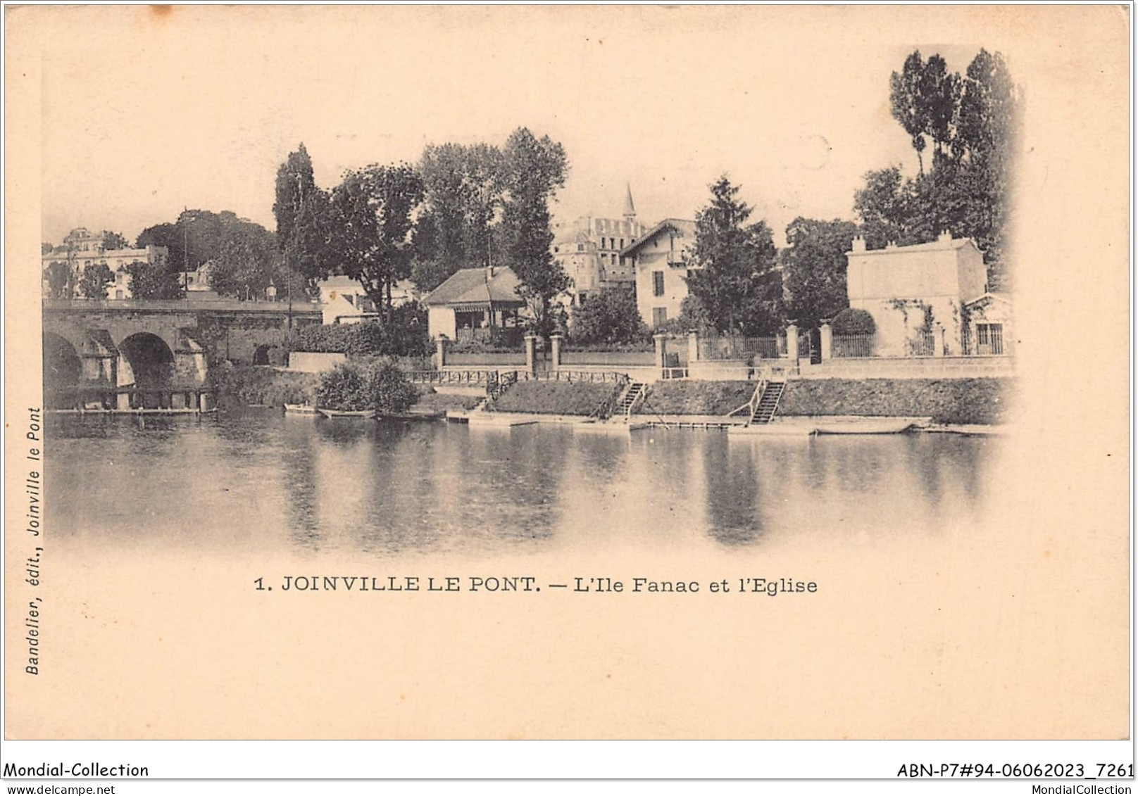 ABNP7-94-0559 - JOINVILLE-LE-PONT - L'ile Fanac Et L'eglise - Joinville Le Pont