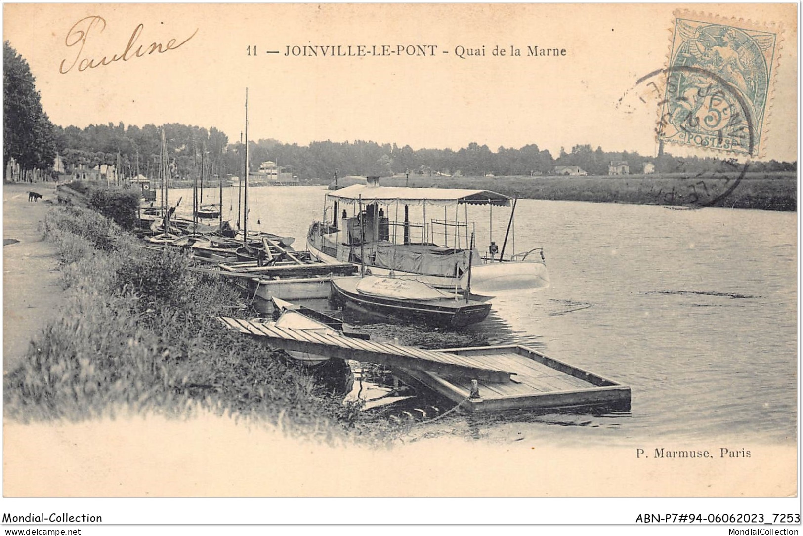 ABNP7-94-0555 - JOINVILLE-LE-PONT - Quai De La Marne - Joinville Le Pont