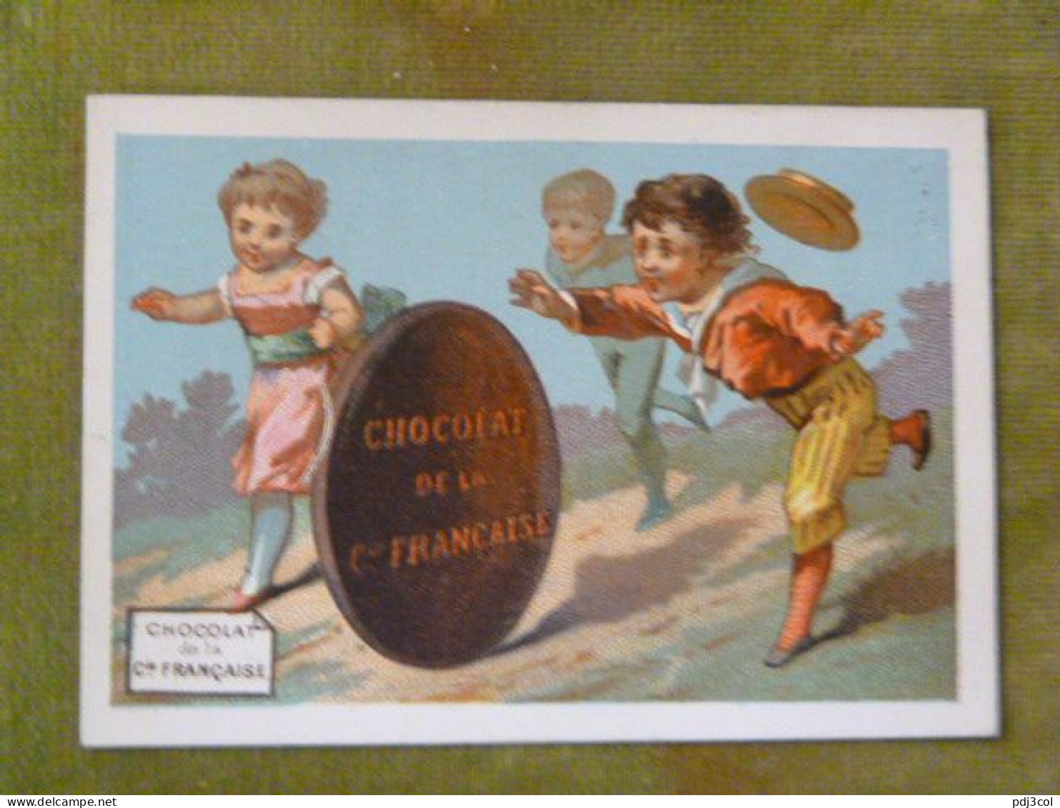 Lot De 5 Chromos - Chocolat De La Cie Française - Scènes D'enfants Humoristiques - Autres & Non Classés