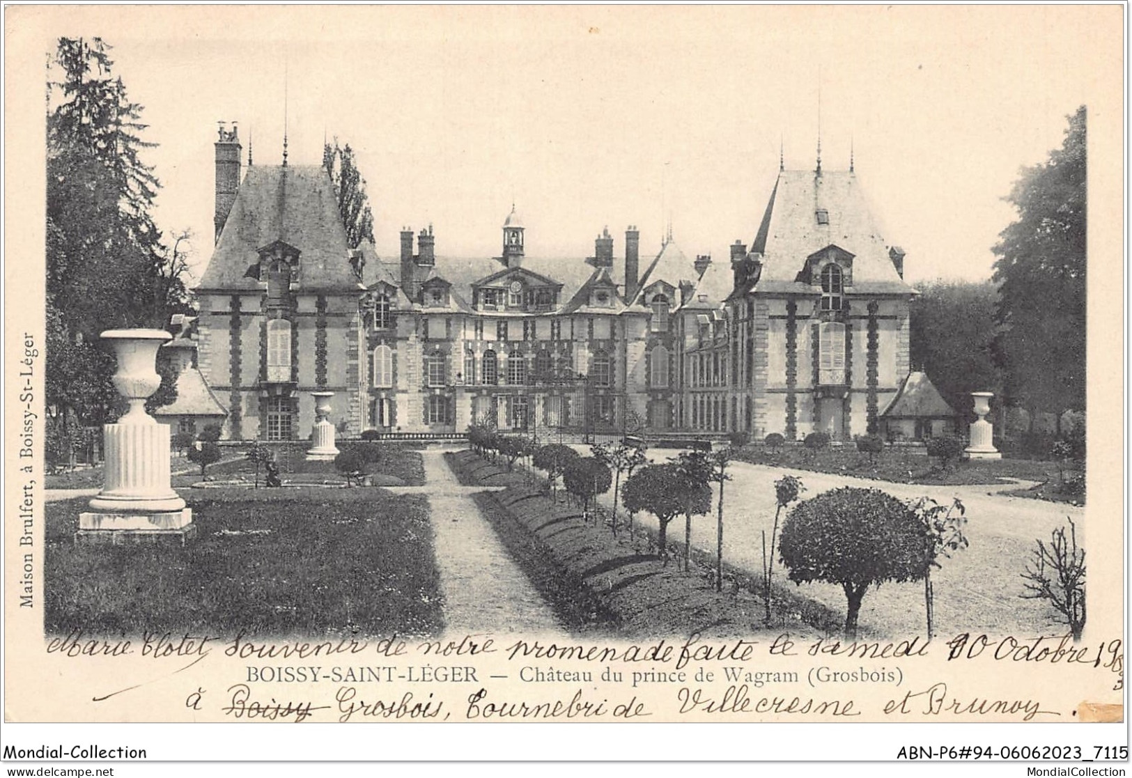 ABNP6-94-0486 - BOISSY-SAINT-LEGER - Chateau Du Prince Wagram - Boissy Saint Leger