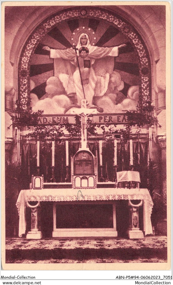 ABNP5-94-0454 - FONTENAY-SOUS-BOIS - Le Maitre-autel - Surmonté Du Tableau Representant Notre-dame De La Sainte-esperanc - Fontenay Sous Bois