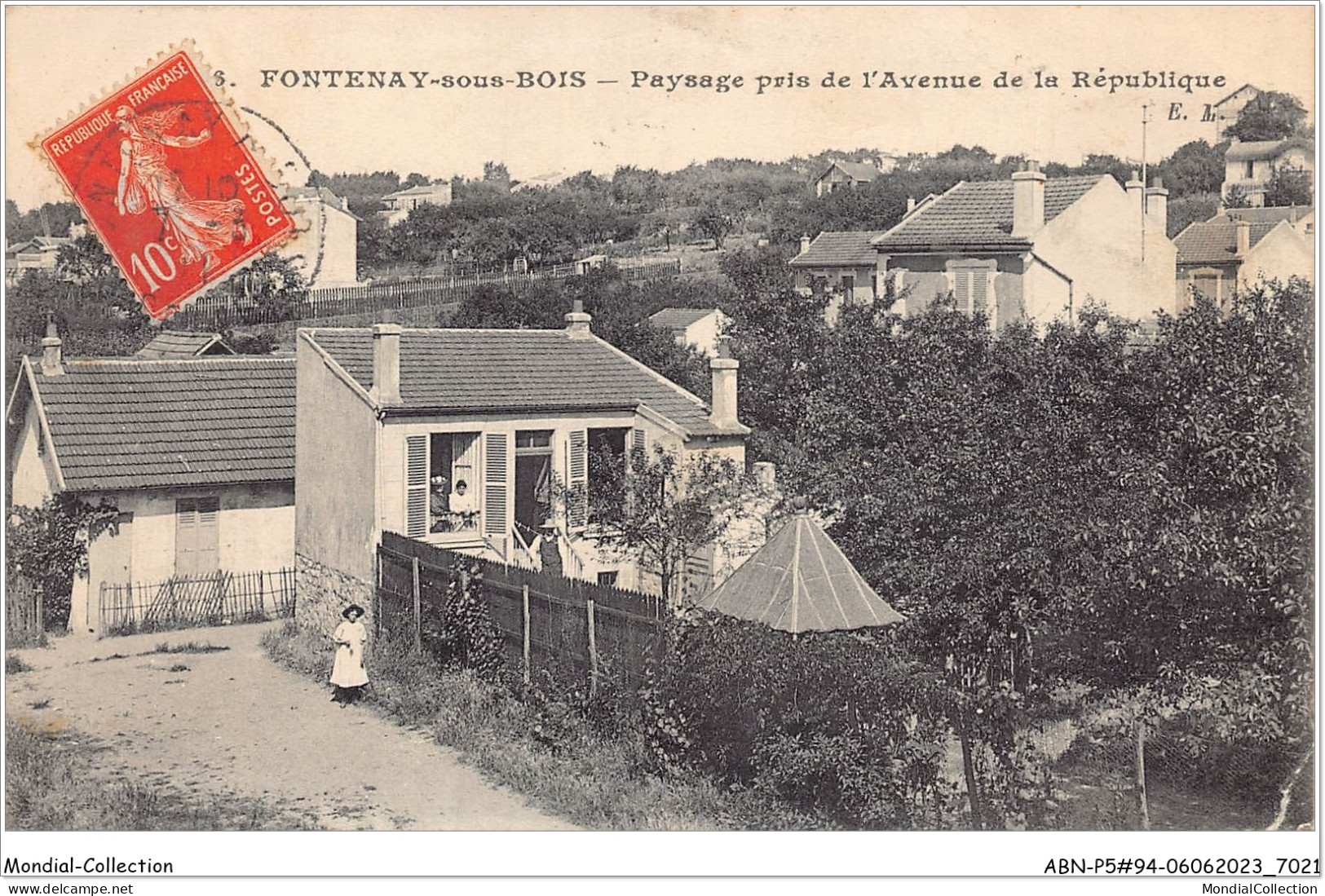 ABNP5-94-0439 - FONTENAY-SOUS-BOIS - Paysage Pris De L'avenue De La Republique - Fontenay Sous Bois