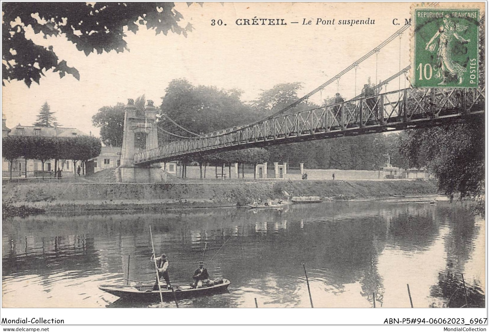 ABNP5-94-0412 - CRETEIL - Le Pont Suspendu - Creteil