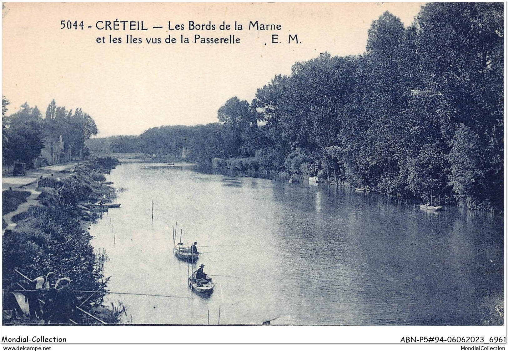 ABNP5-94-0409 - CRETEIL - Les Bords De Marne Et Les Iles Vus De La Passerelle - Creteil