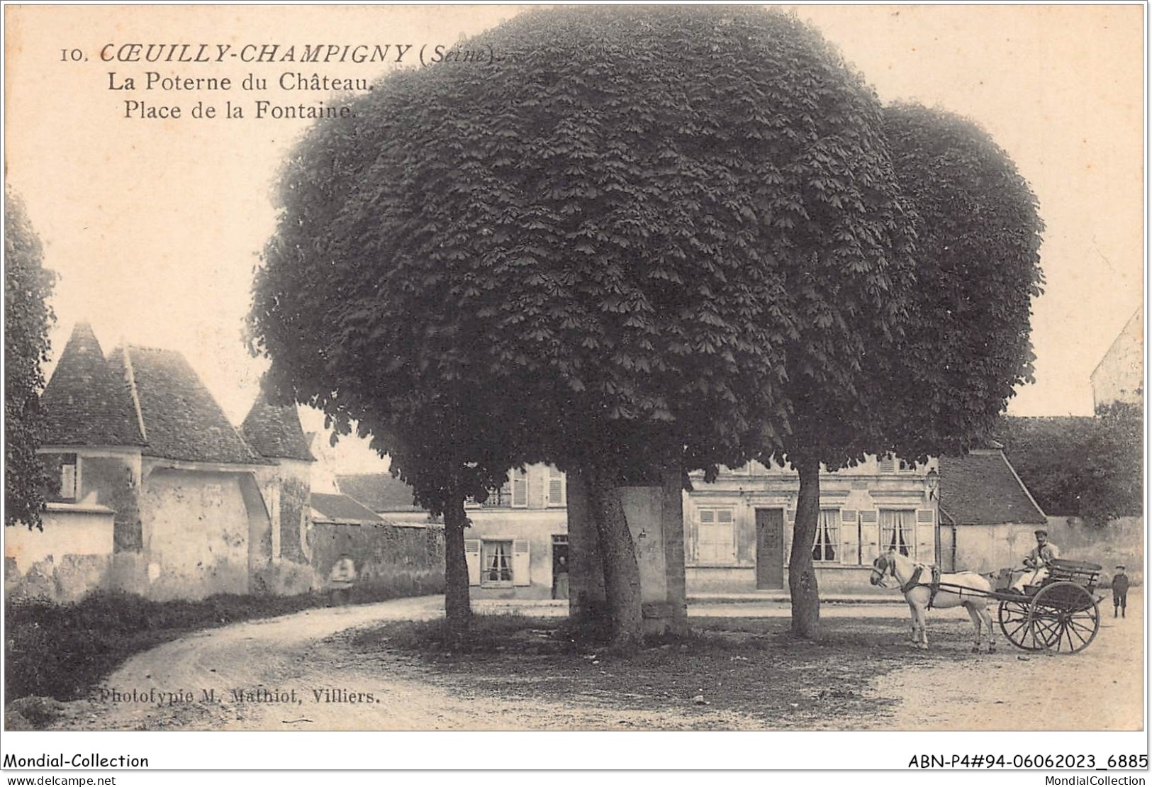 ABNP4-94-0371 - COEUILLY CHAMPIGNY - La Poterne Du Chateau - Place De La Fontaine - Champigny Sur Marne