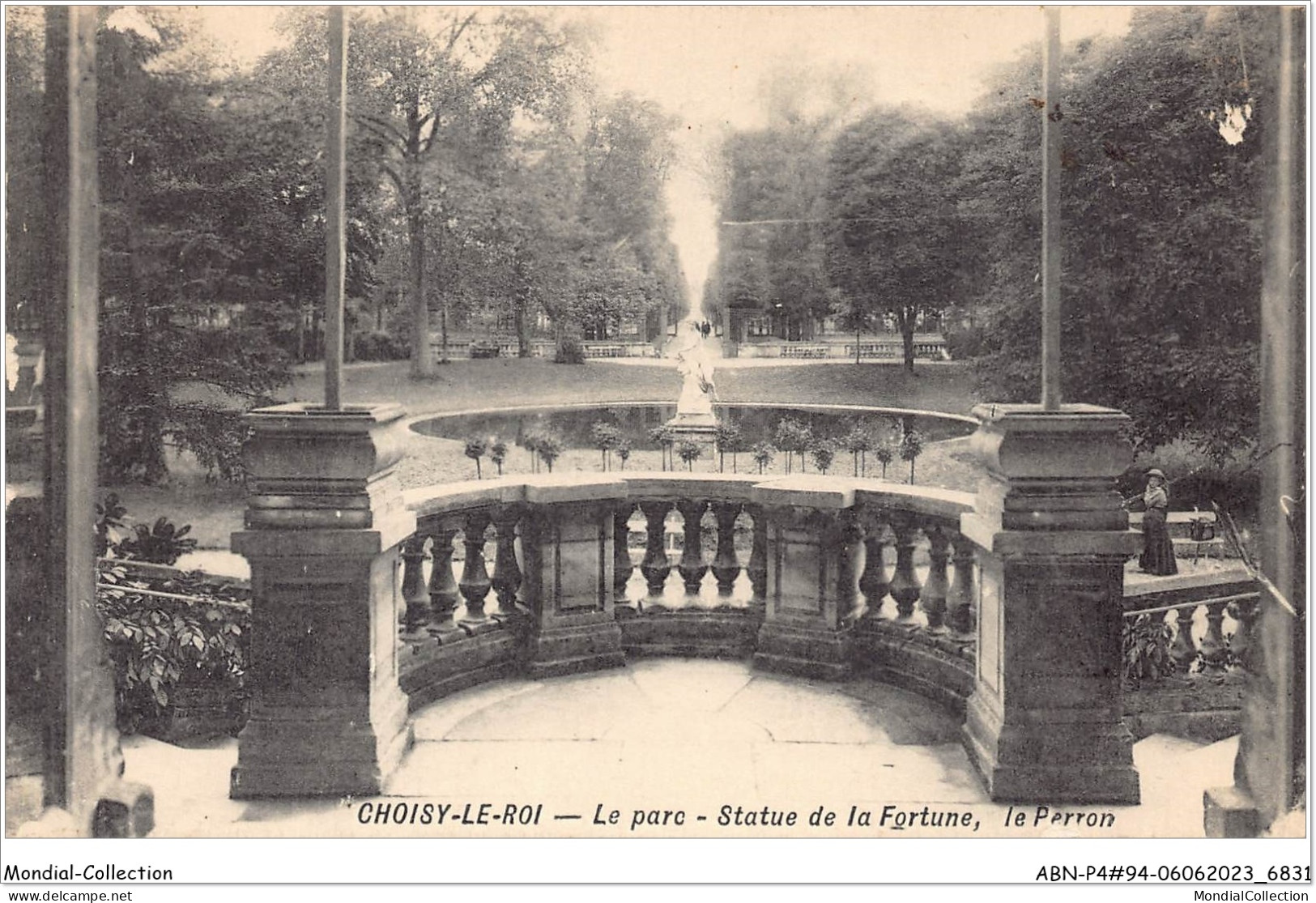 ABNP4-94-0344 - CHOISY-LE-ROI - Le Parc - Statue De La Fortune - Le Perron - Choisy Le Roi