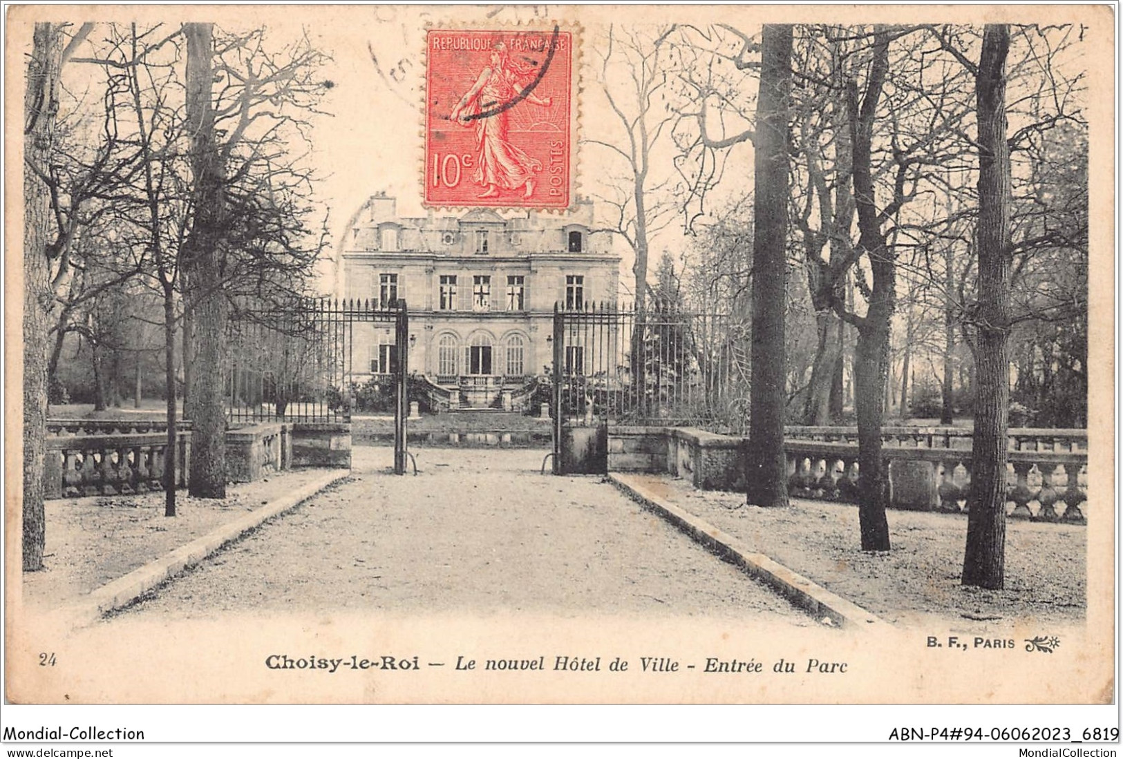 ABNP4-94-0338 - CHOISY-LE-ROI - Le Nouvel Hotel De Ville - Entrée Du Parc - Choisy Le Roi