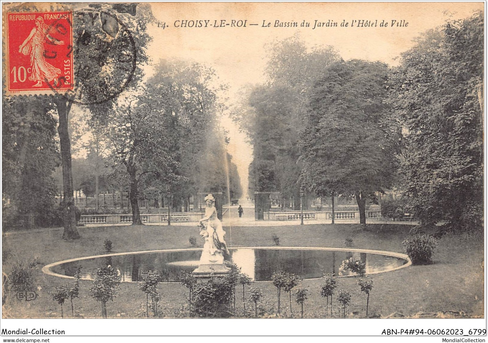 ABNP4-94-0328 - CHOISY-LE-ROI - Le Bassin Du Jardin De L'hotel De Ville - Choisy Le Roi