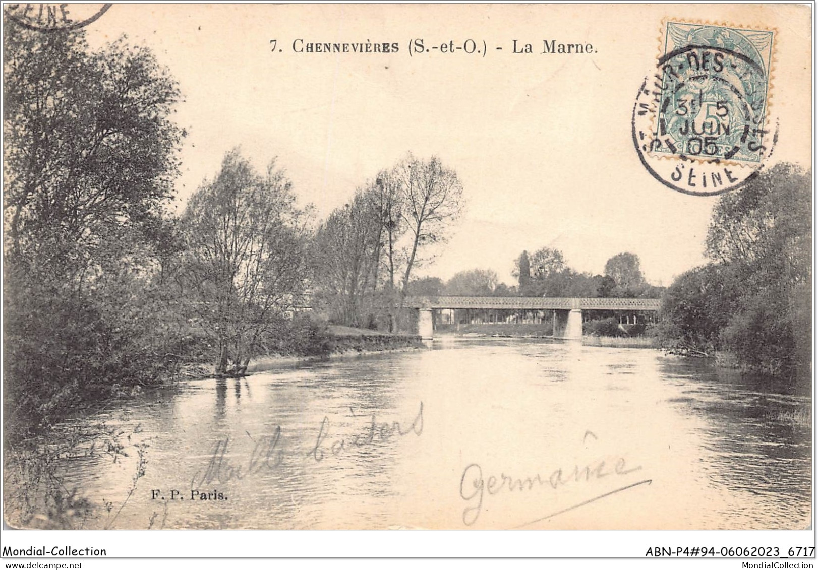 ABNP4-94-0287 - CHENNEVIERES - La Marne - Chennevieres Sur Marne