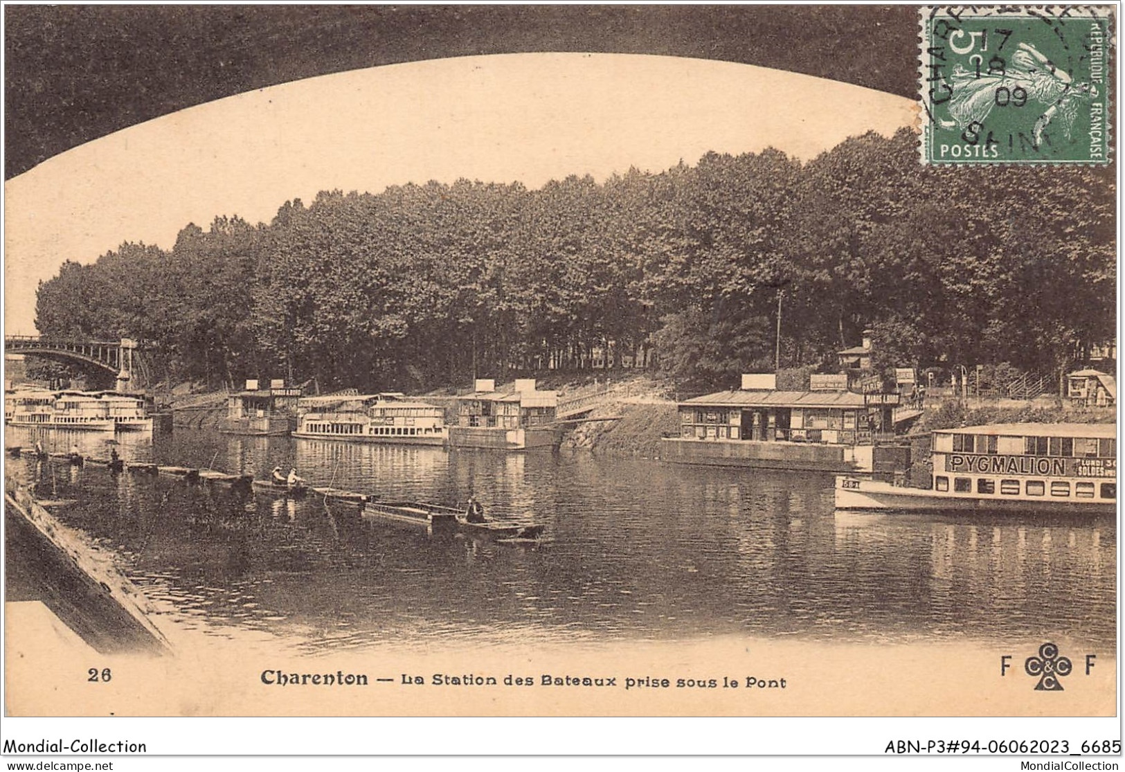 ABNP3-94-0271 - CHARENTON - La Station Des Bateaux Prise Sous Le Pont - Charenton Le Pont