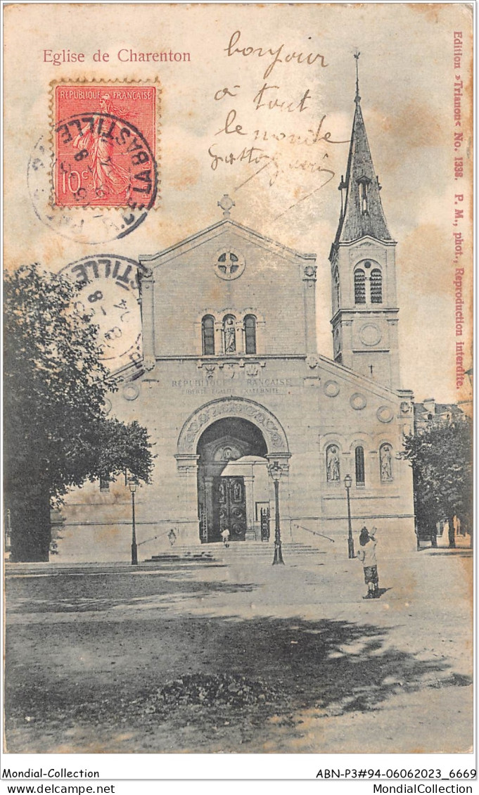 ABNP3-94-0263 - Eglise De CHARENTON  - Charenton Le Pont