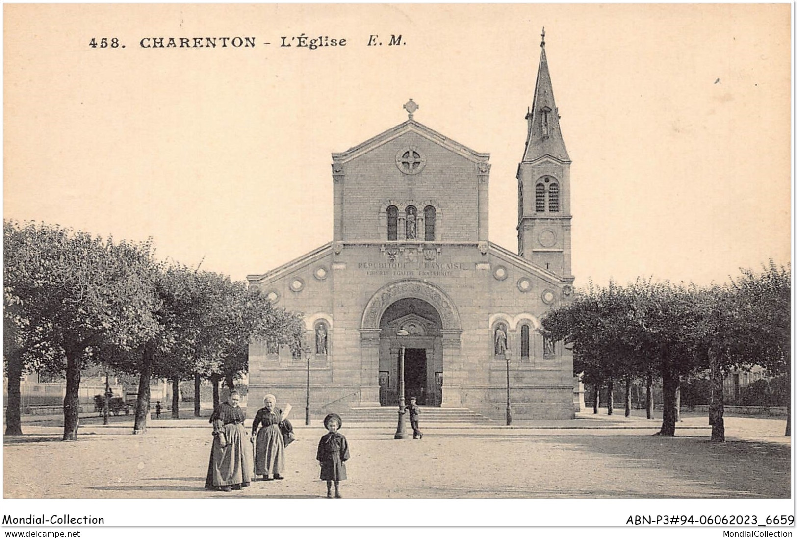 ABNP3-94-0258 - CHARENTON - L'eglise - Charenton Le Pont