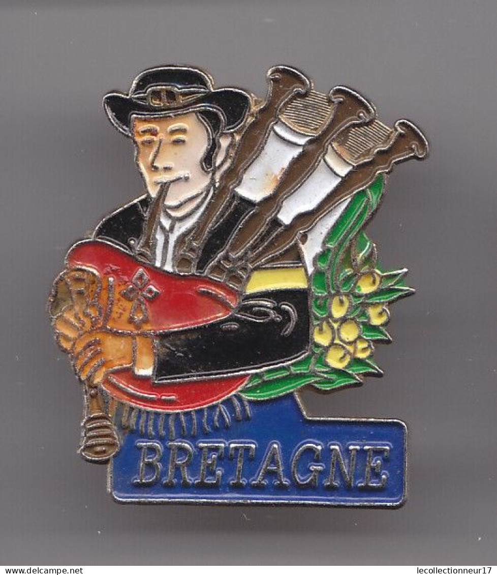 Pin's Bretagne Cornemuse Réf 7919JL - Ciudades