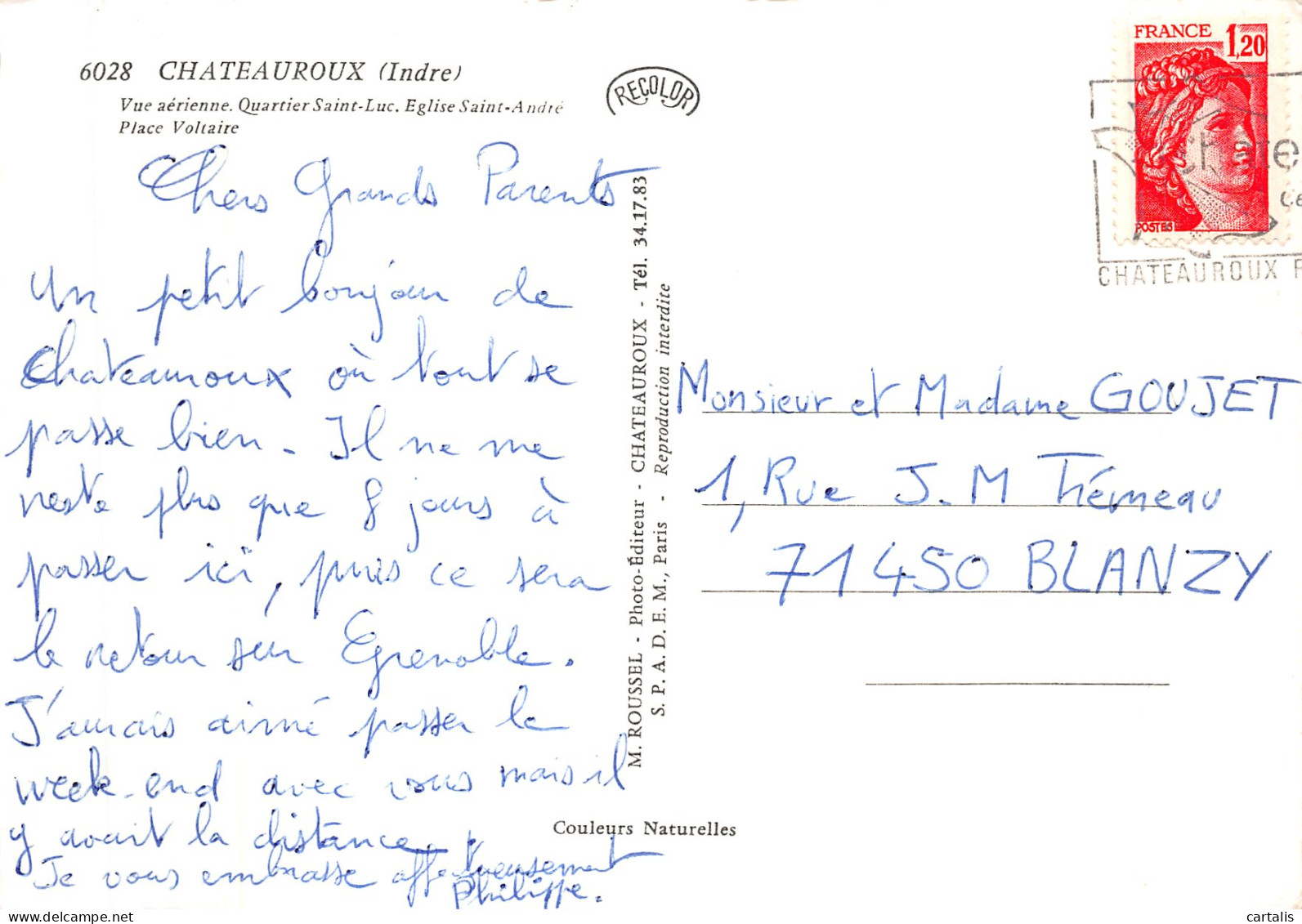 36-CHATEAUROUX-N° 4412-D/0197 - Chateauroux