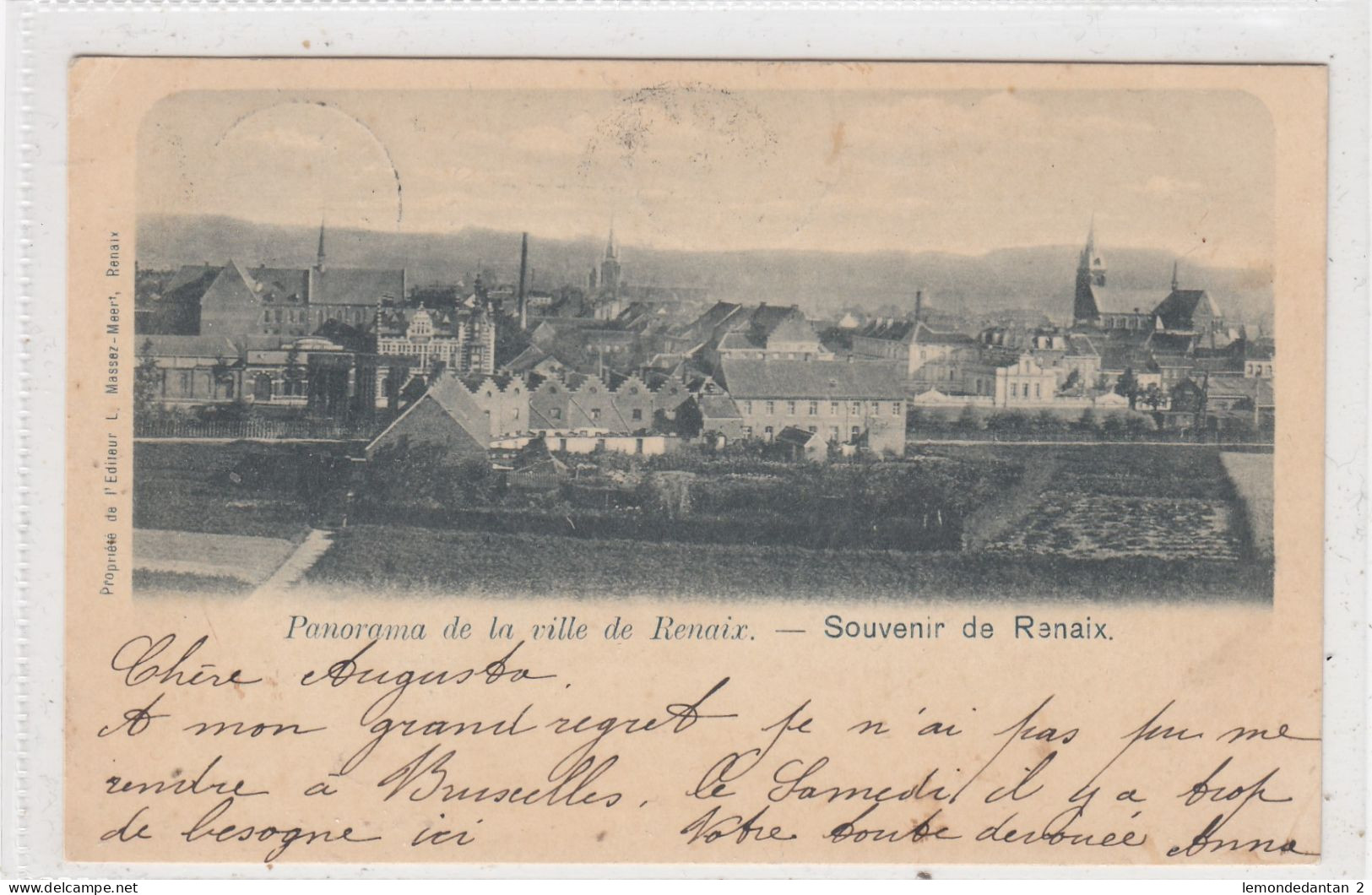 Panorama De La Ville De Renaix. * - Renaix - Ronse