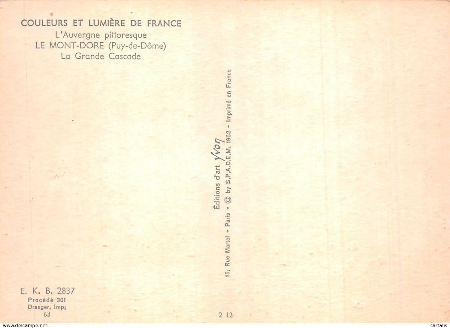 63-LE MONT DORE-N° 4412-C/0197 - Le Mont Dore