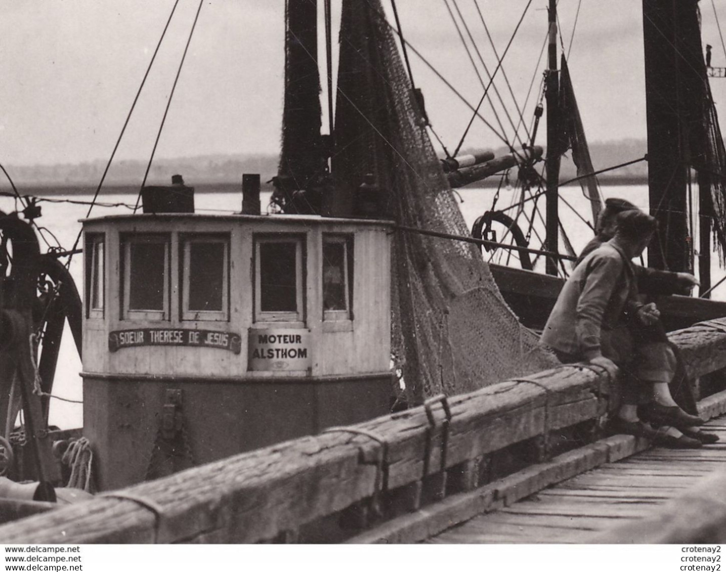 80 LE CROTOY N°178 Le Port En 1959 VOIR ZOOM Bateau De Pêche Soeur Thérèse De Jésus Moteur Alsthom - Le Crotoy