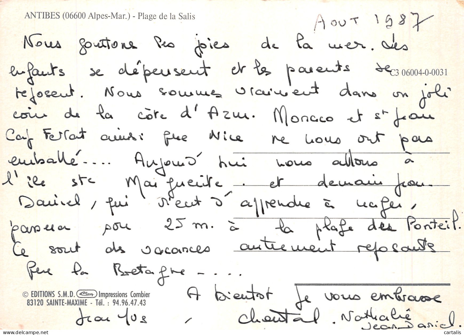 06-ANTIBES-N° 4412-B/0355 - Sonstige & Ohne Zuordnung