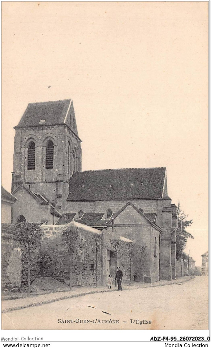 ADZP4-95-0270 - SAINT-QUEN-L'AUMONE - L'église - Saint-Ouen-l'Aumône