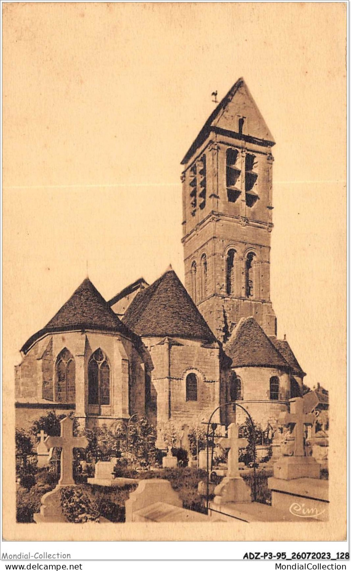 ADZP3-95-0245 - LUZARCHES - L'église  - Luzarches