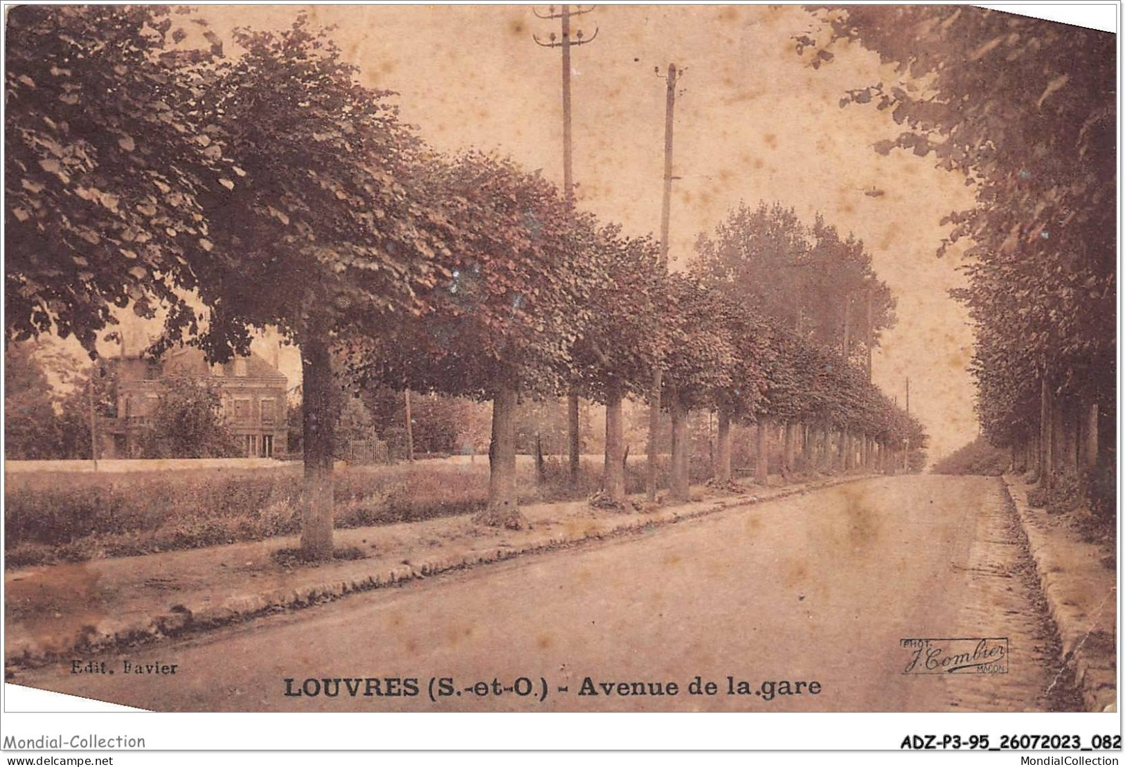 ADZP3-95-0222 - LOUVRES - Avenue De La Gare - Louvres