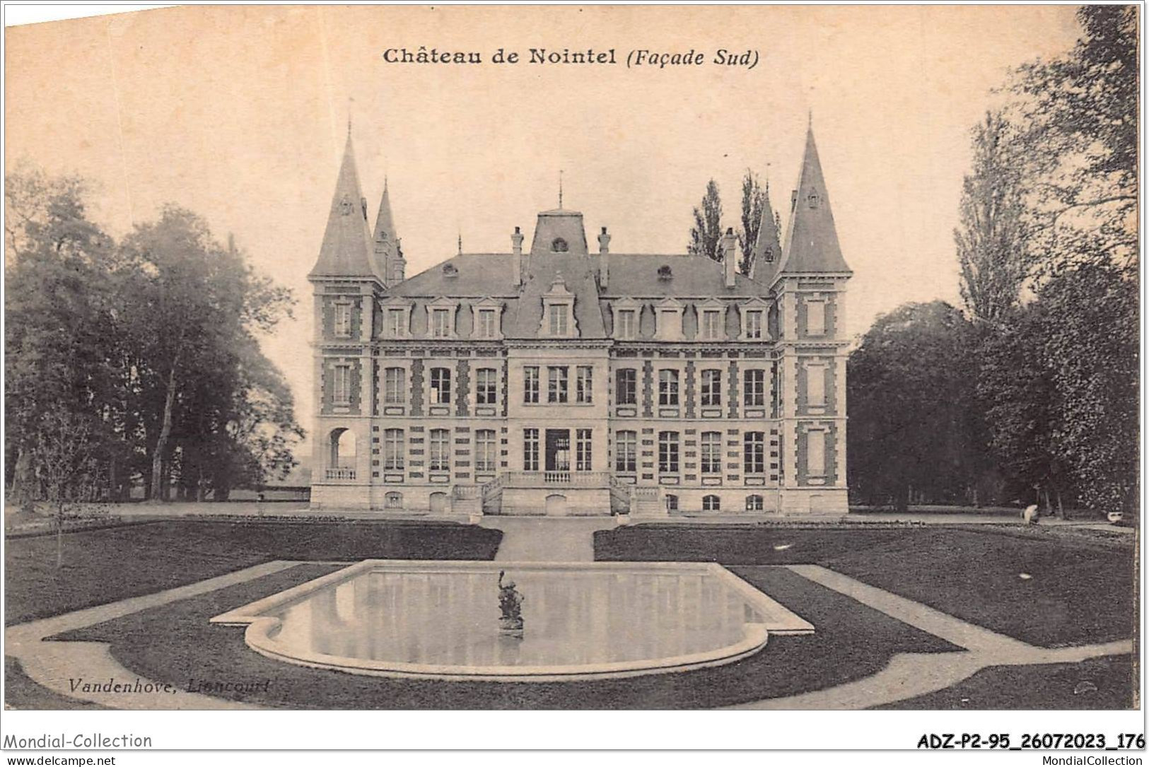 ADZP2-95-0176 - NOINTEL - Château De Nointel - Façade Sud - Nointel