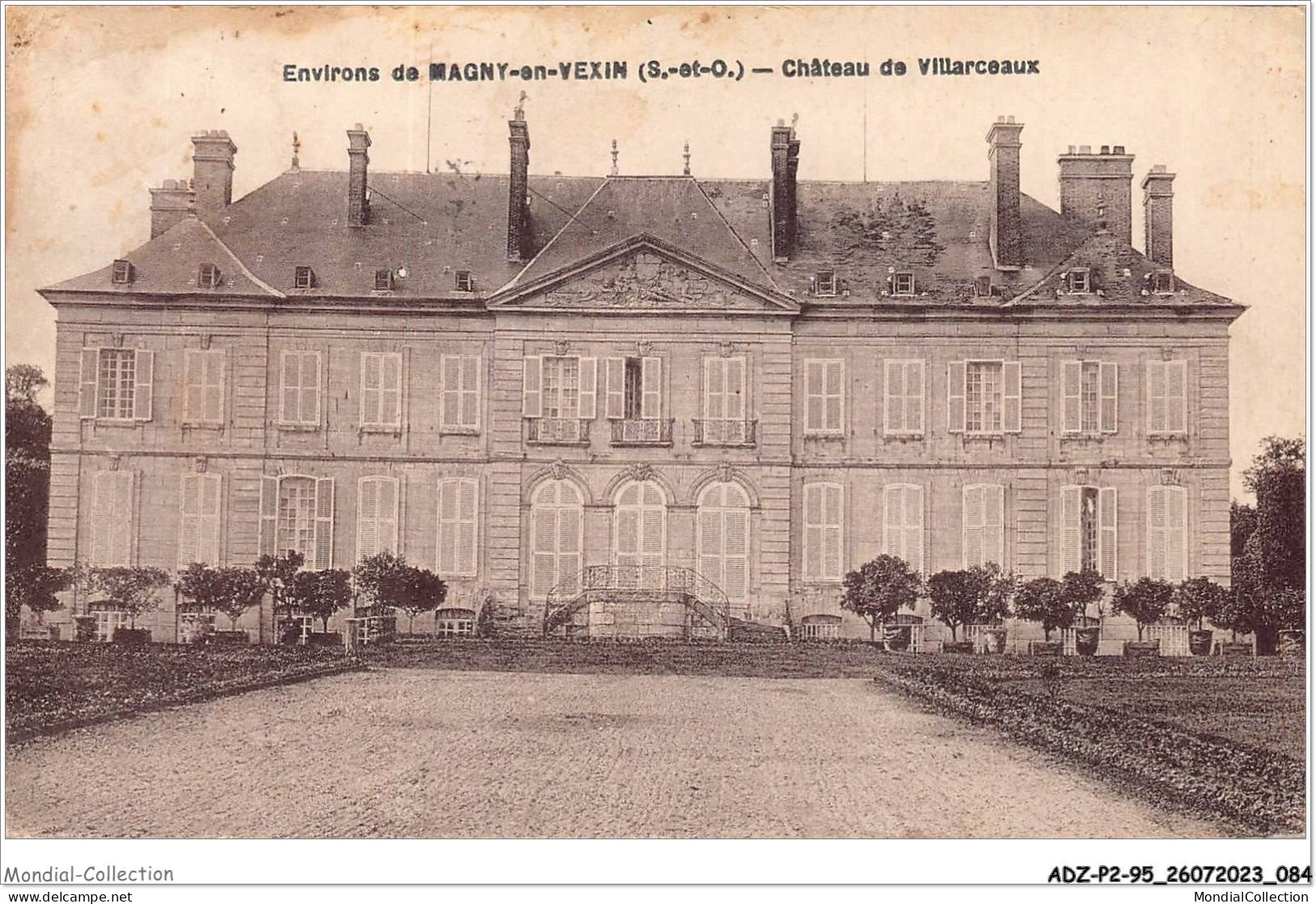 ADZP2-95-0130 - Environs De MAGNY-EN-VEXIN - Château De Villarceaux - Magny En Vexin