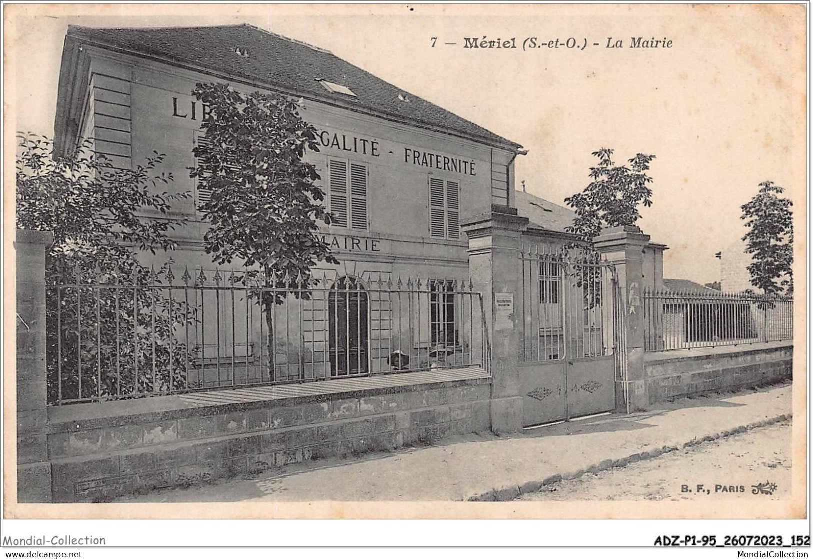 ADZP1-95-0077 - MERIEL - La Mairie - Meriel