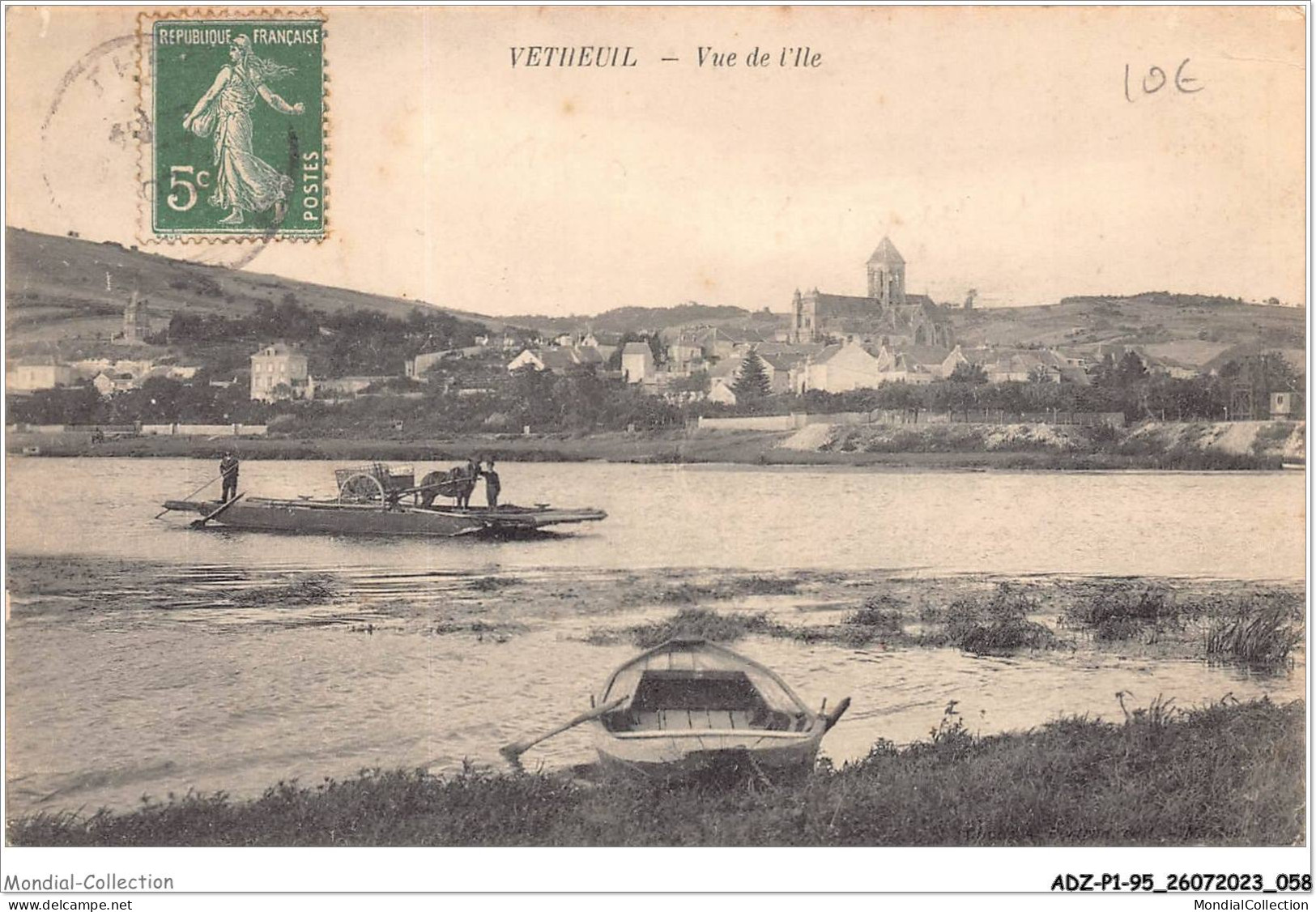 ADZP1-95-0030 - VETHEUIL - Vue De L'ile - Vetheuil