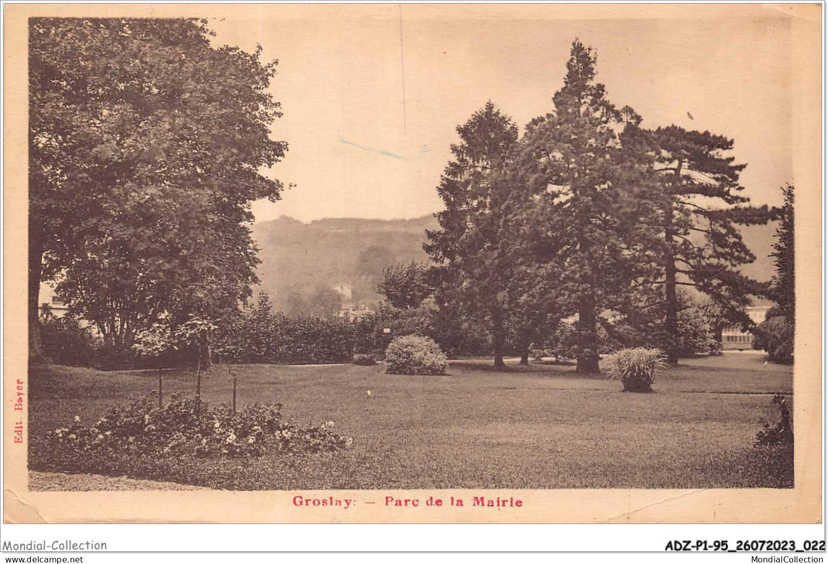ADZP1-95-0012 - GROSLAY - Parc De La Mairie - Groslay