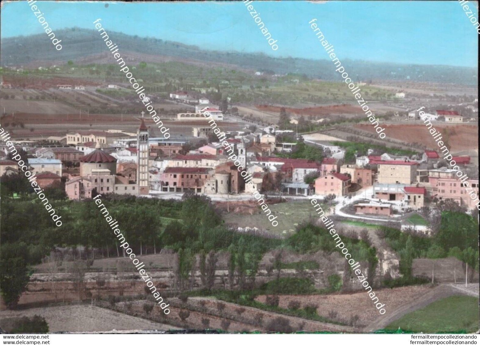 Aq582 Cartolina S.egidio Alla Vibrata Panorama Provincia Di Teramo Abruzzo - Teramo