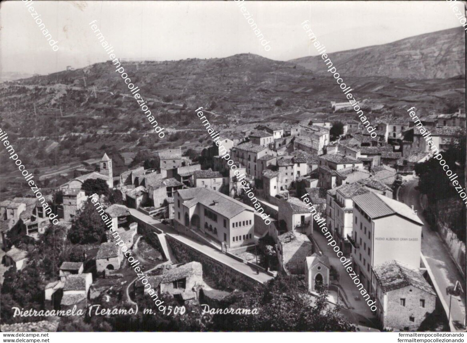 Aq583 Cartolina Pietracamela Panorama Provincia Di Teramo Abruzzo - Teramo