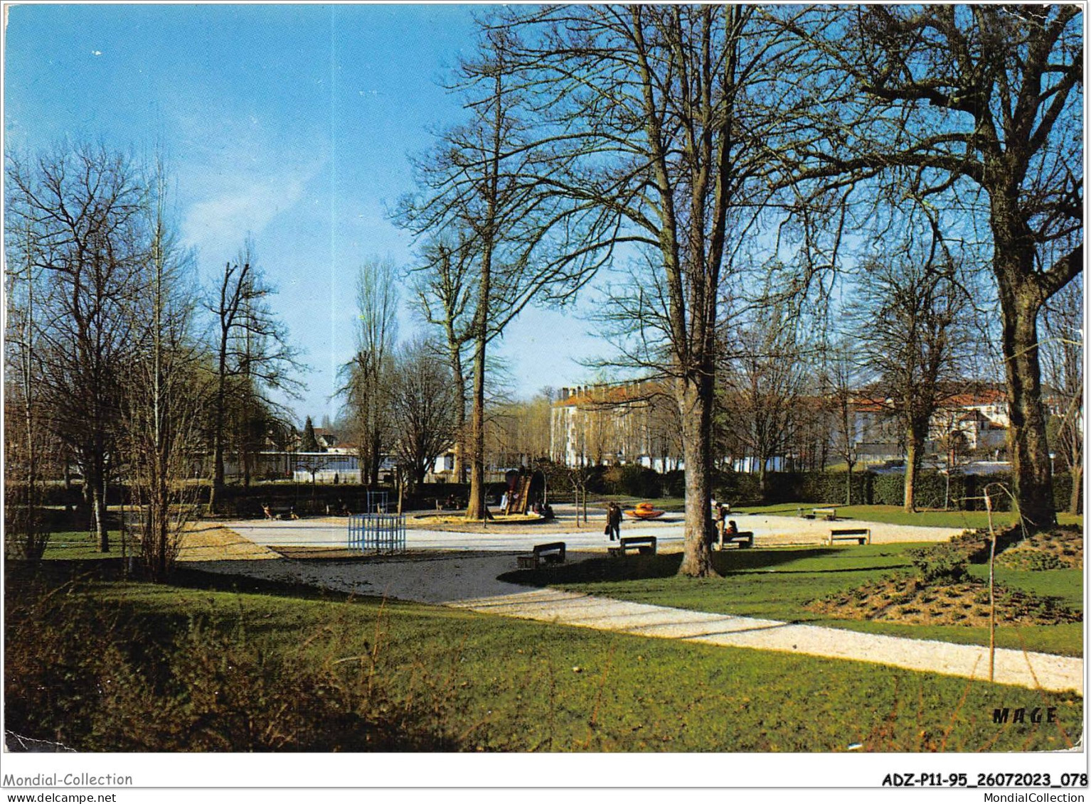 ADZP11-95-0884 - SARCELLES-VILLAGE - Val D'oise - Jardin Public - Sarcelles