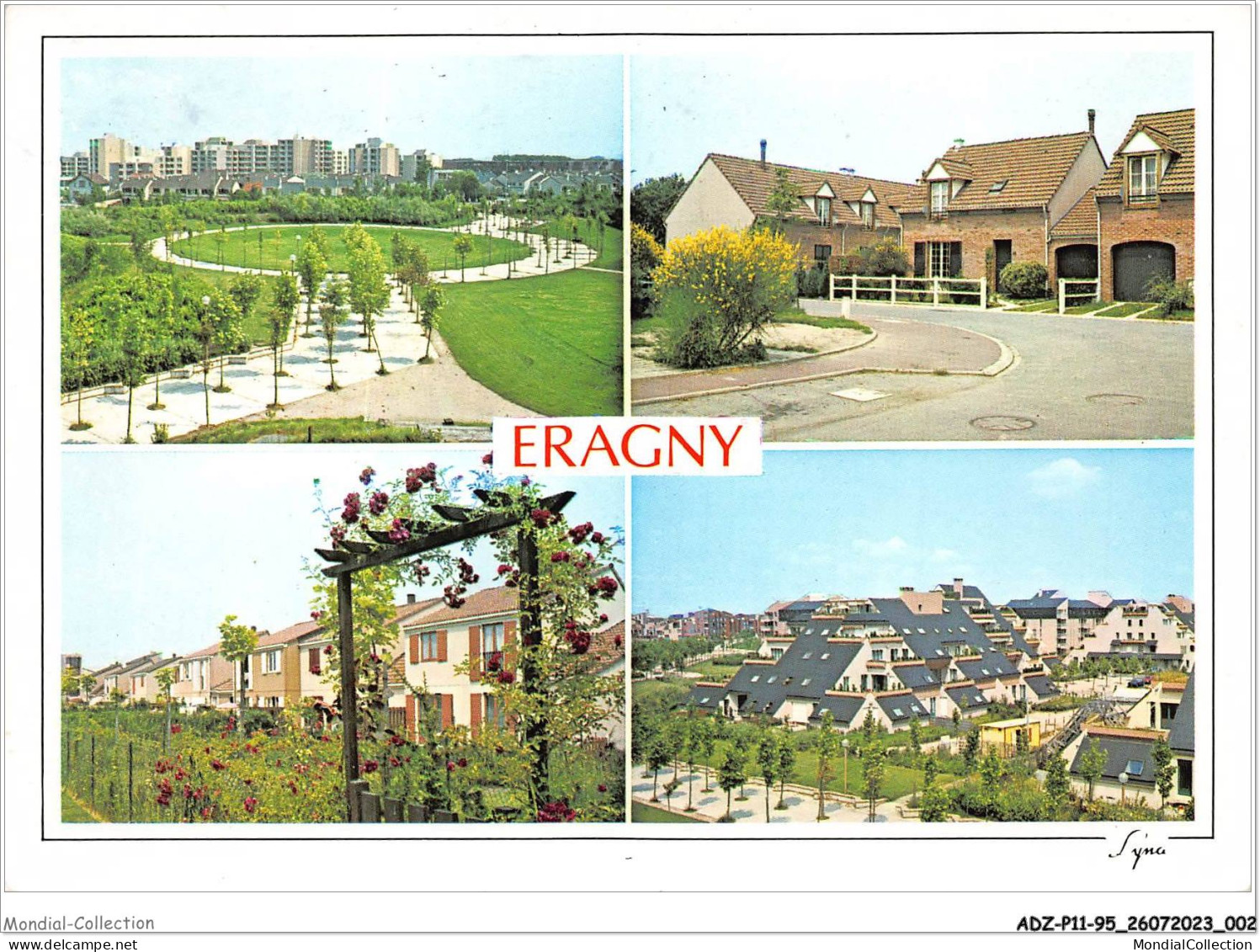 ADZP11-95-0846 - ERAGNY - Val D'oise - La Ville Nouvelle - Eragny