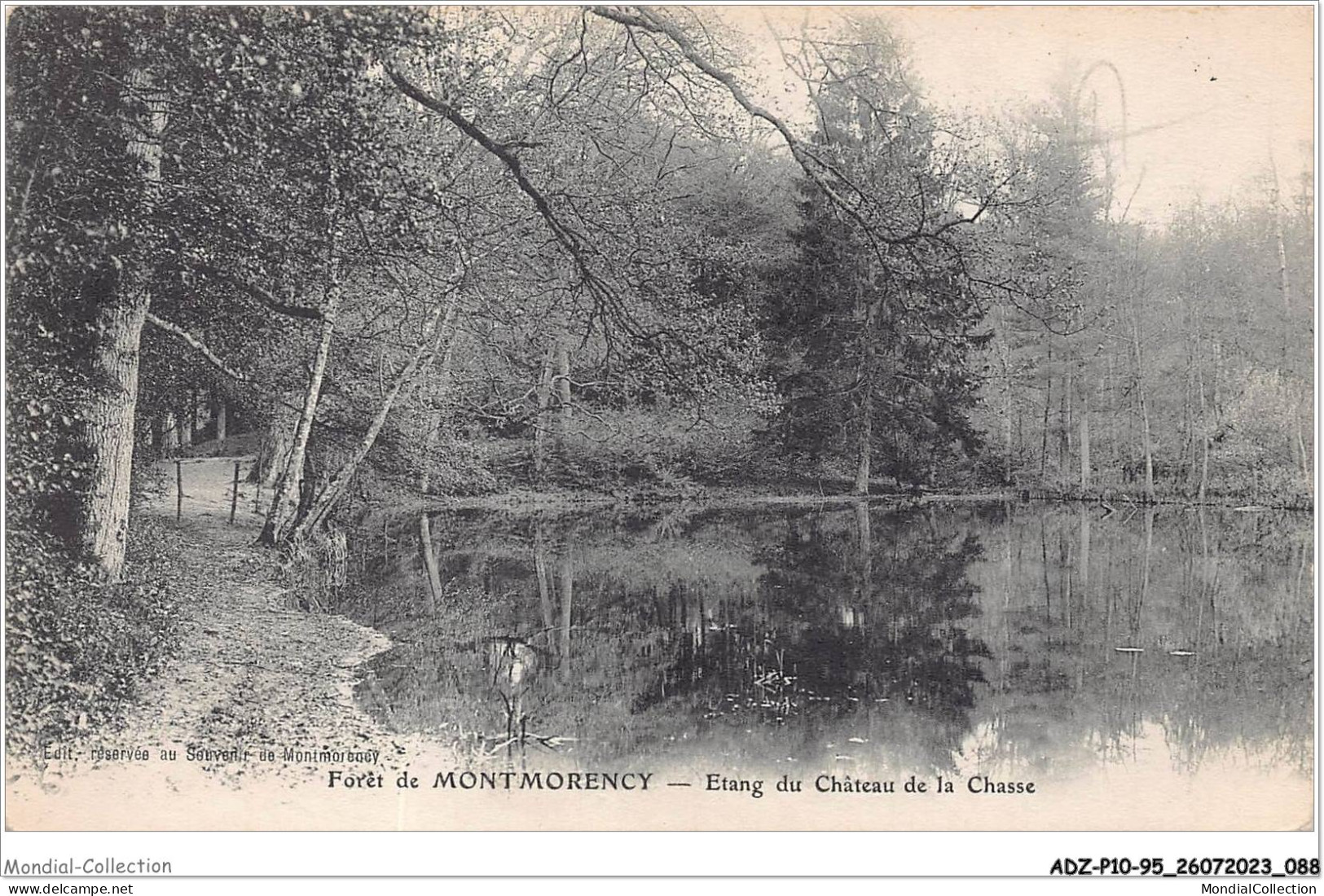 ADZP10-95-0811 - Forêt De MONTMORENCY - étang Du Château De La Chasse - Montmorency