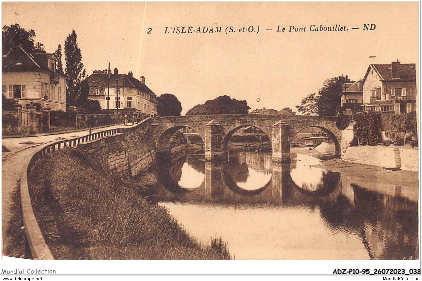 ADZP10-95-0786 - L'ISLE-ADAM - Le Pont Cabouillet - L'Isle Adam