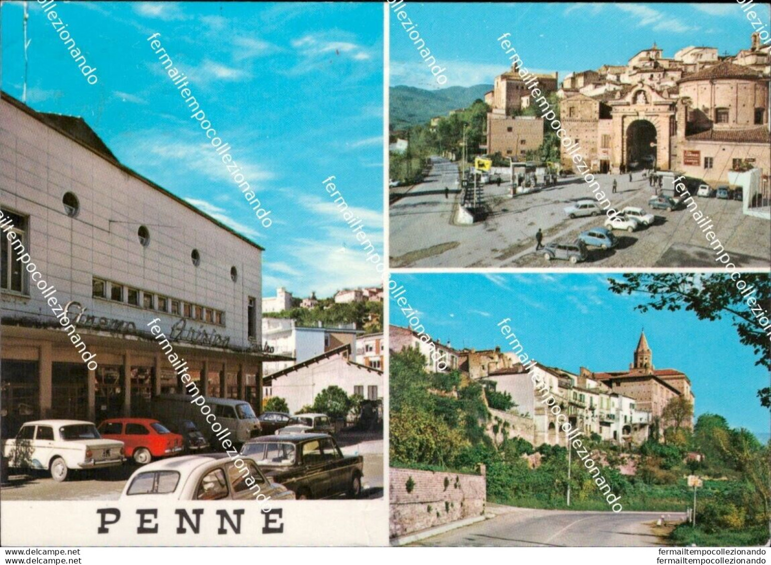 Aq597 Cartolina Penne Provincia Di Pescara Abruzzo - Pescara