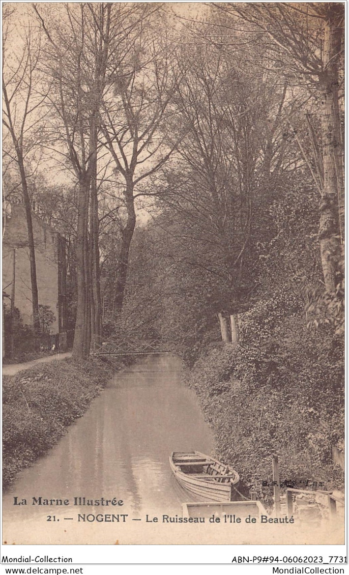 ABNP9-94-0795 - NOGENT - Le Ruisseau De L'ile De Beauté - Nogent Sur Marne