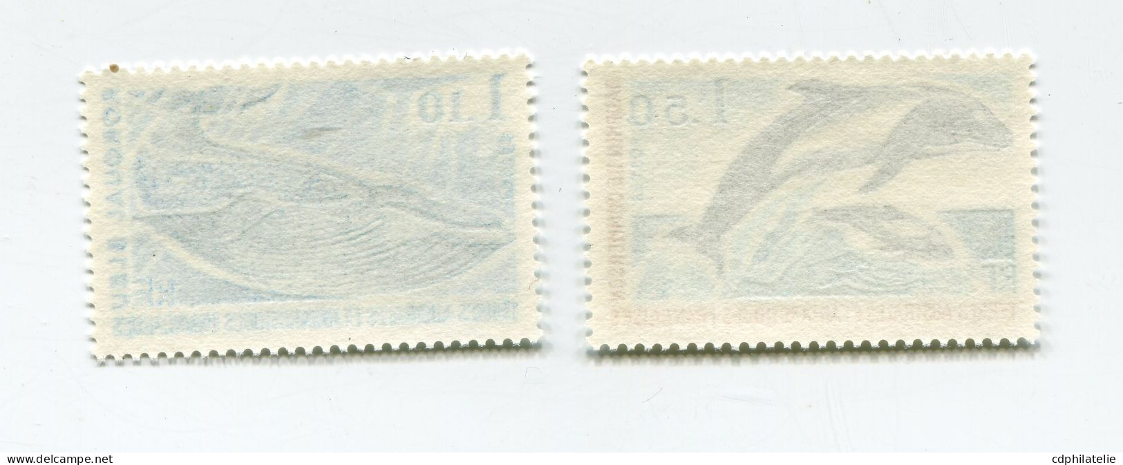 T. A. A. F. N°64 / 65 **  CETACES - Unused Stamps