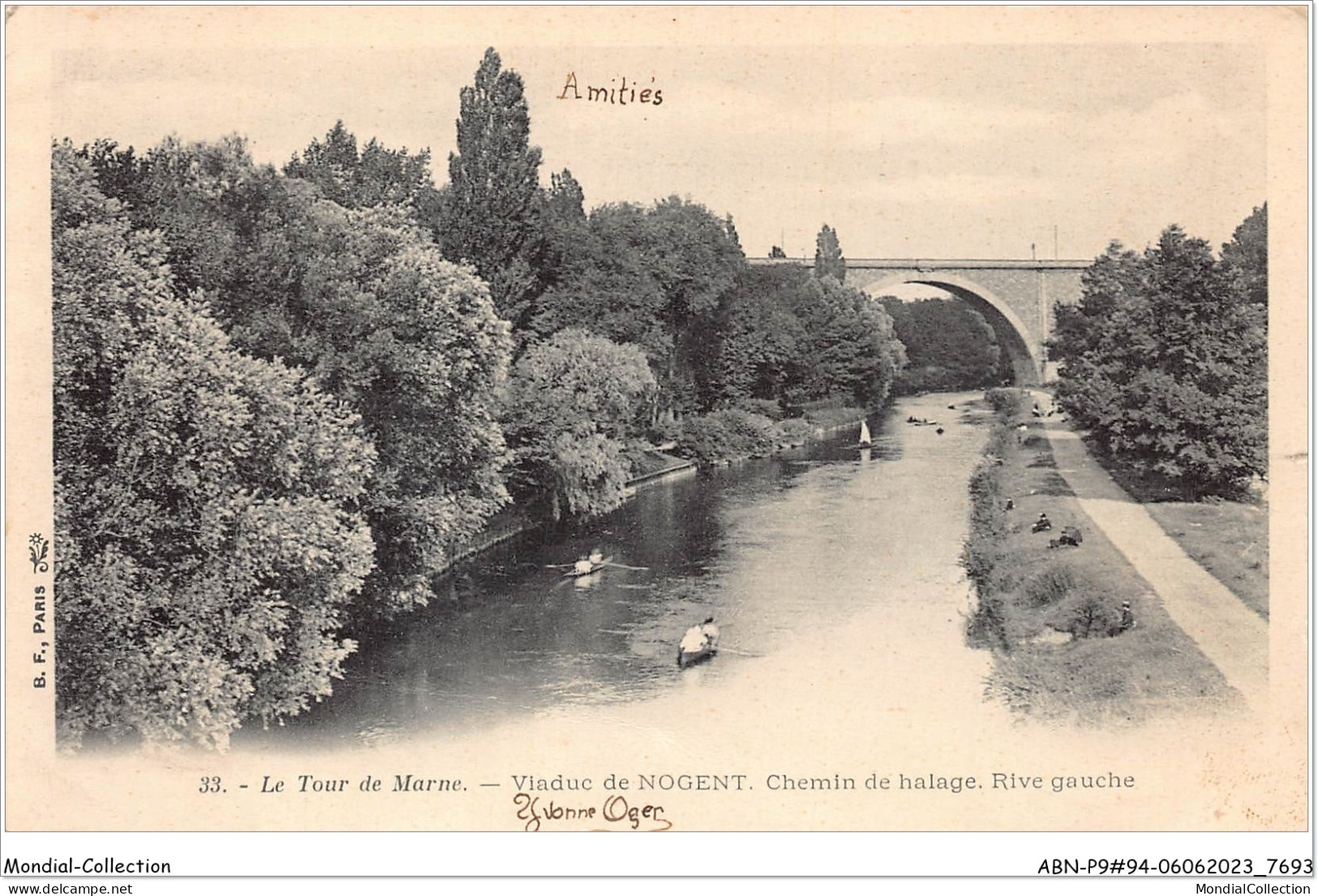 ABNP9-94-0776 - Le Tour De La Marne - Viaduc De NOGENT - Chemin De Halage - Rive Gauche - Nogent Sur Marne