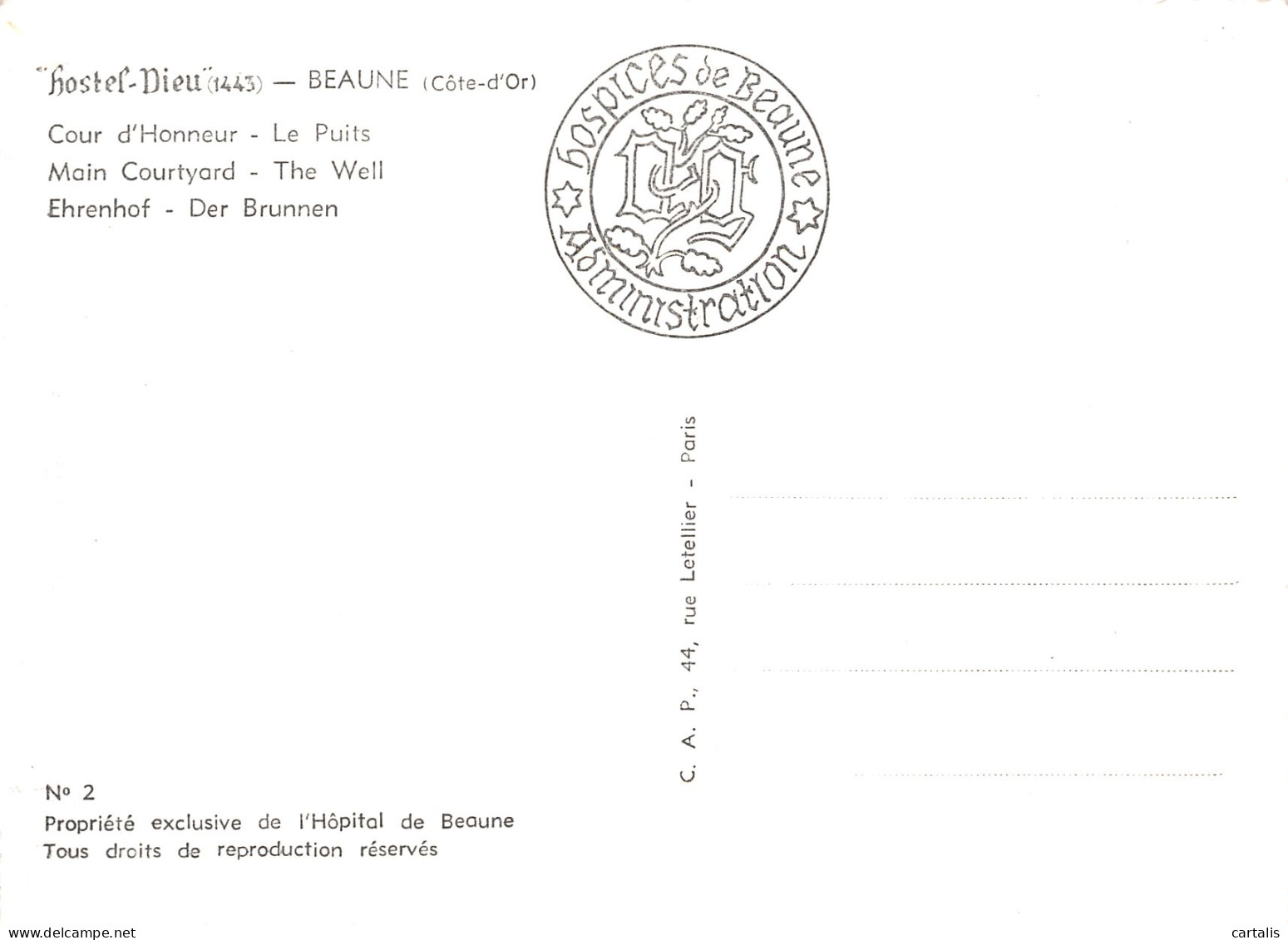 21-BEAUNE-N° 4413-B/0163 - Beaune