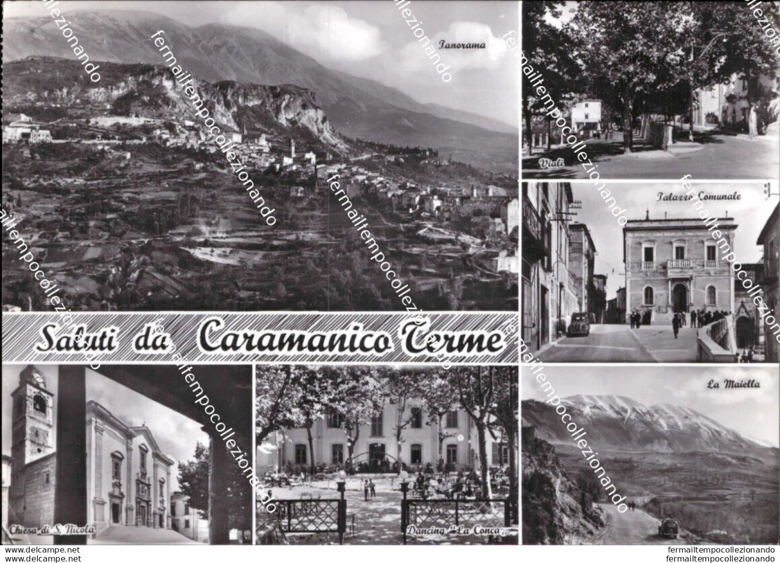 Aq601 Cartolina  Saluti Da Caramanico Terme Provincia Di Pescara Abruzzo - Pescara