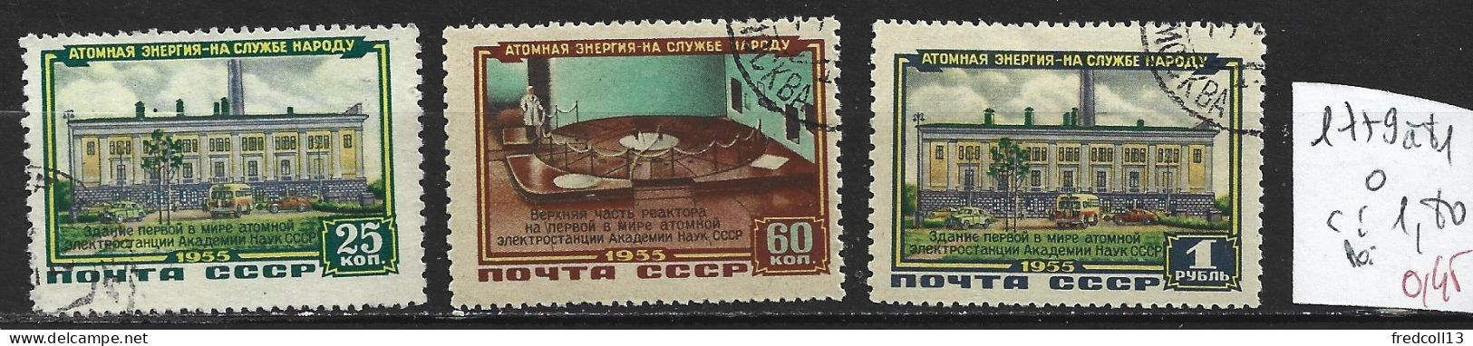 RUSSIE 1779 à 81 Oblitérés Côte 1.80 € - Used Stamps