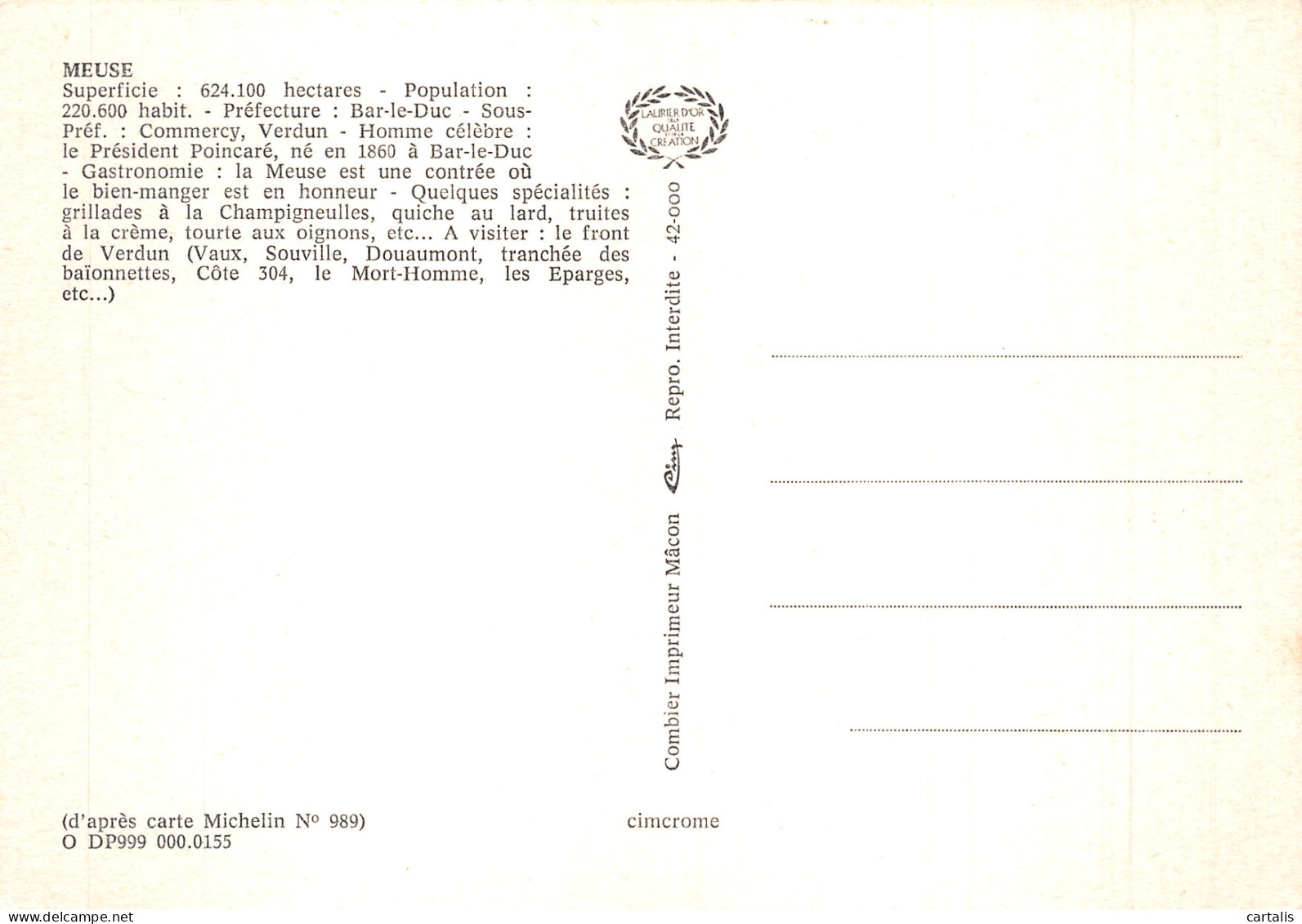 55-MEUSE-N° 4413-A/0175 - Other & Unclassified