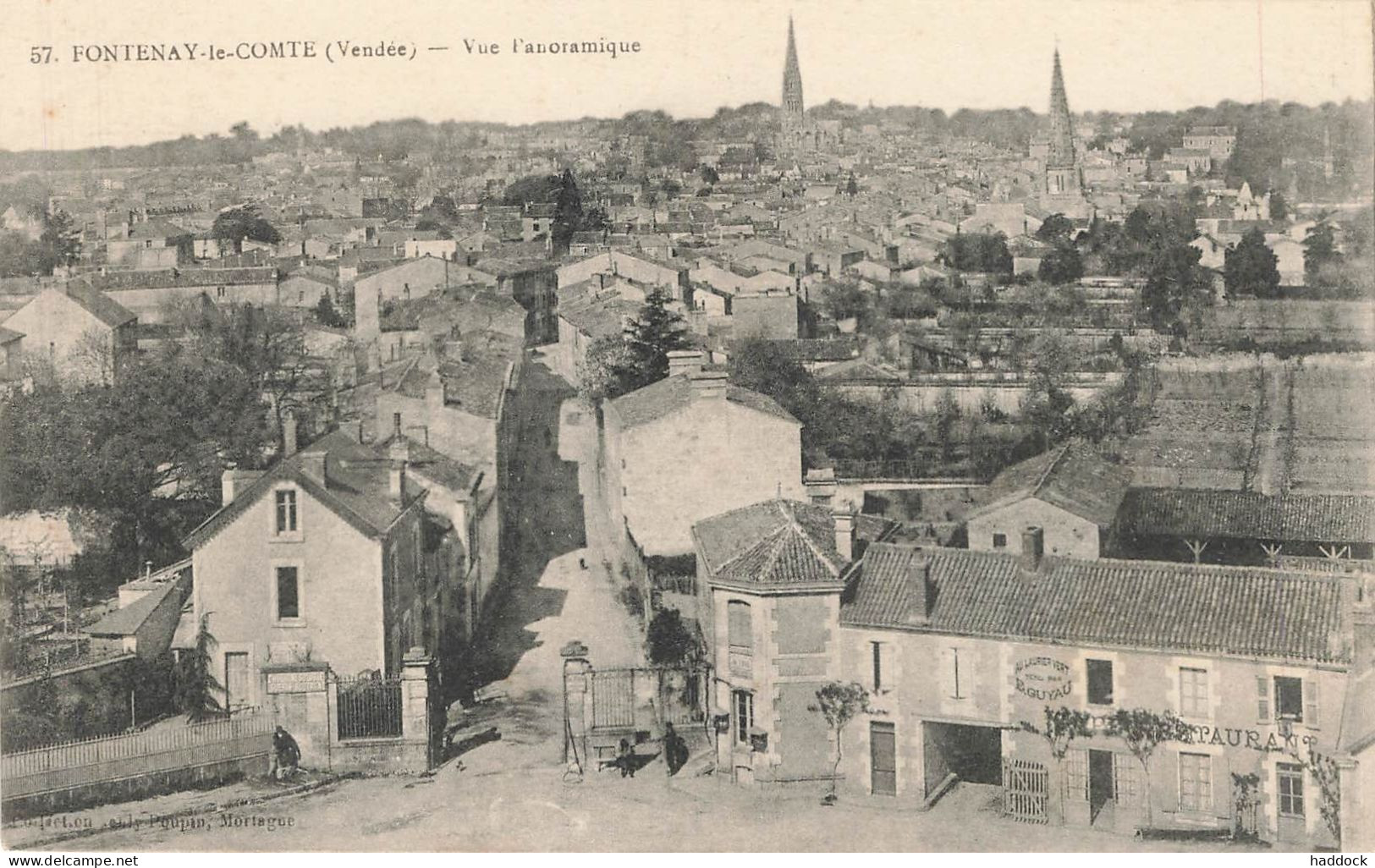 FONTENAY LE COMTE : VUE PANORAMIQUE - Fontenay Le Comte