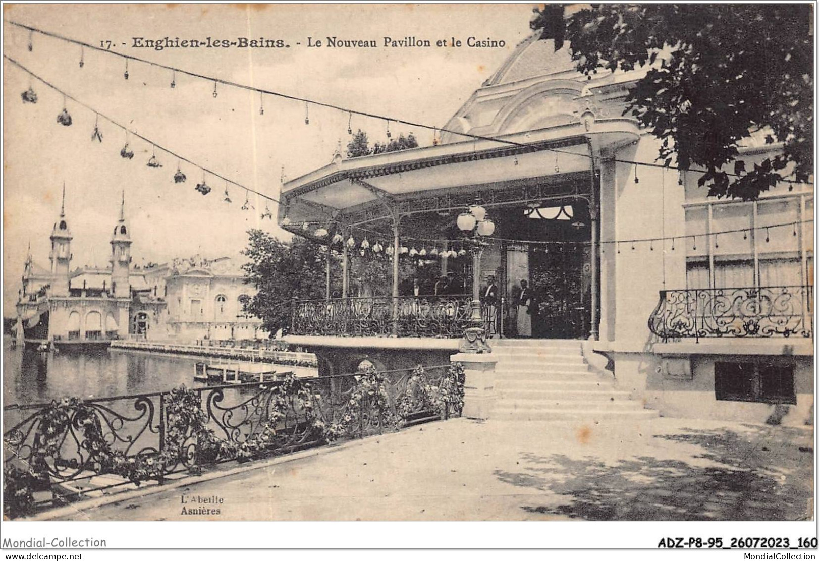 ADZP8-95-0680 - ENGHIEN-LES-BAINS - Le Nouveau Pavillon Et Le Casino - Enghien Les Bains