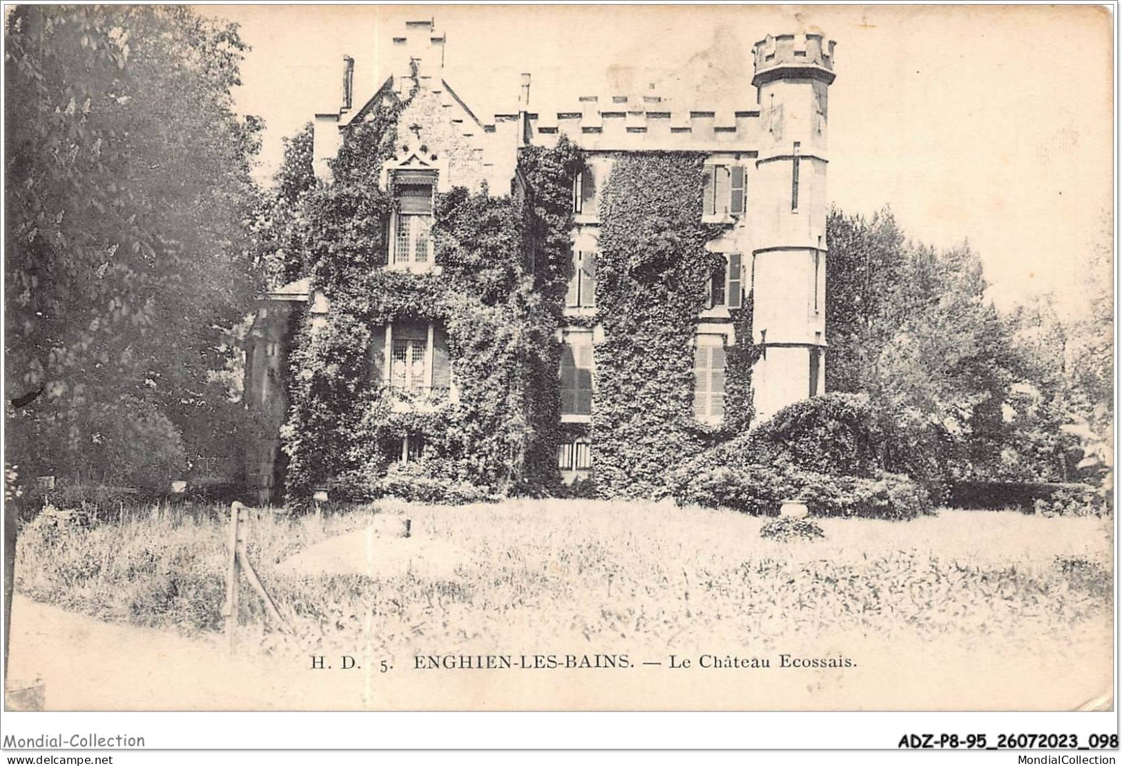 ADZP8-95-0649 - ENGHIEN-LES-BAINS - Le Château Ecossais - Enghien Les Bains