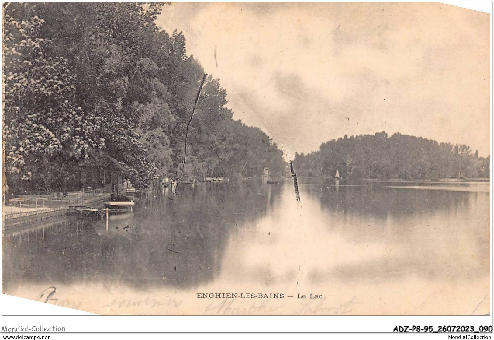 ADZP8-95-0645 - ENGHIEN-LES-BAINS - Le Lac - Enghien Les Bains